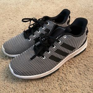 Adidas Cloudfoam Racer Mens White Black Size 11